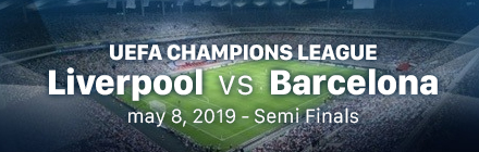 UEFA CHAMPIONS LEAGUE. Liverpool  vs  Barcelona. may 8, 2019 - Semi Finals